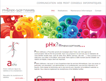 Tablet Screenshot of phenix-software.com